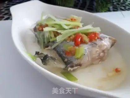 Make Pepper chopping steamed fish step 3