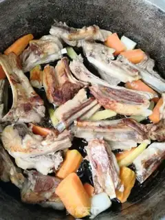 Make Home-based lamb chops step 17