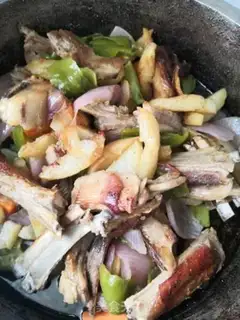 Make Home-based lamb chops step 19