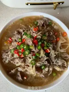 Make Sour soup, fat cow step 12