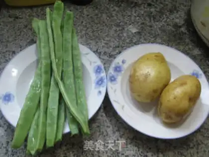 Make Potato on the soybeans step 0