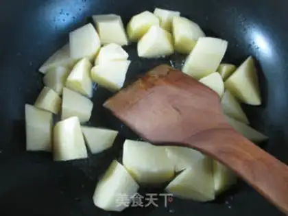 Make Potato on the soybeans step 3