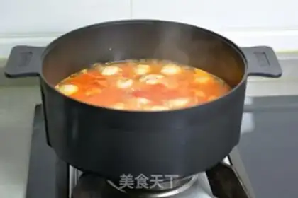 Make Tomato fishball soup step 9