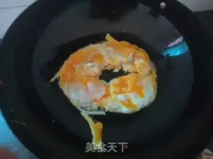 Make Eggs burning bitter melons step 4