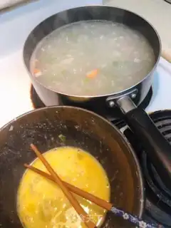 Make Potato pancakes and omelet soup step 3