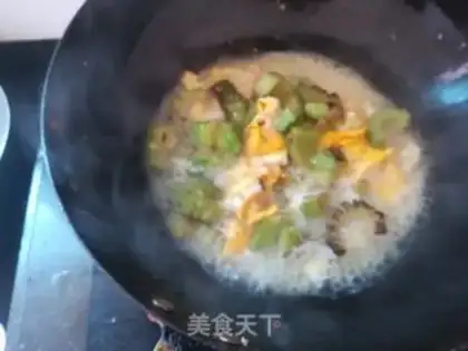 Make Eggs burning bitter melons step 6