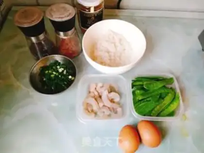 Make Shrimp fried taro rice step 0