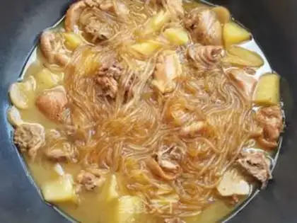 Make Chicken potato stew step 9
