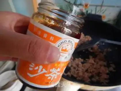 Make Sand tea, pork and eggplant step 5