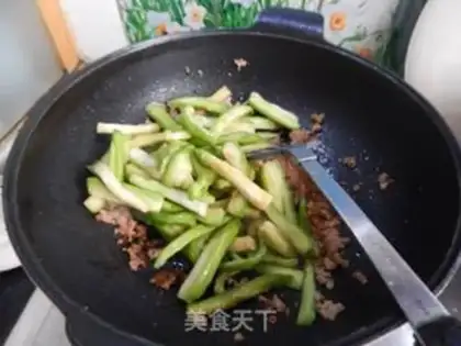 Make Sand tea, pork and eggplant step 7