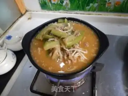 Make Sand tea, pork and eggplant step 13
