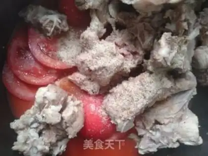Make Cheese juice, ribs step 5