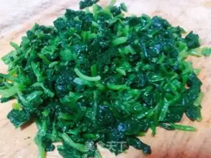 Make Pighead spinach congee step 3