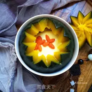 Make Pumpkin steamed eggs step 5