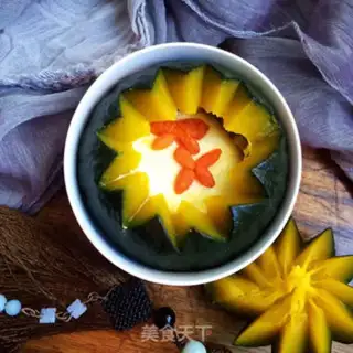 Make Pumpkin steamed eggs step 6