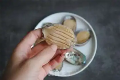 Make ♪ Gin and gill abalone ♪ step 2