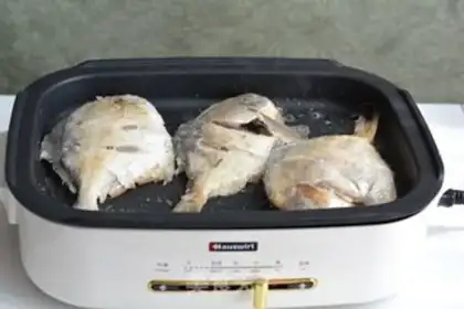 Make Red-burned even fish step 4