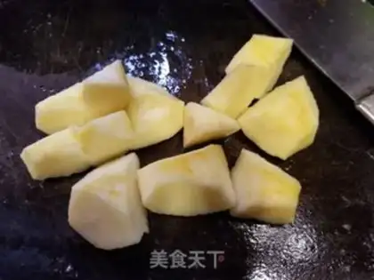 Make Apple thin soup step 3