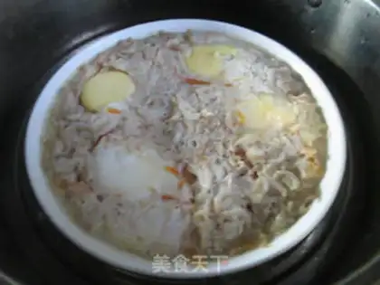 Make Shrimp-skin carrot steamed eggs step 10