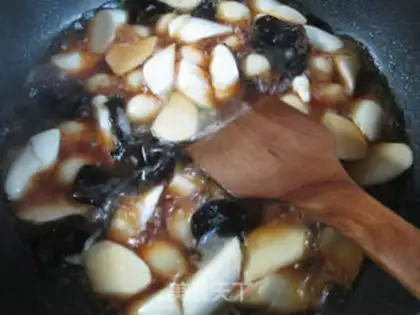 Make Black-mucked quail egg burns white step 8