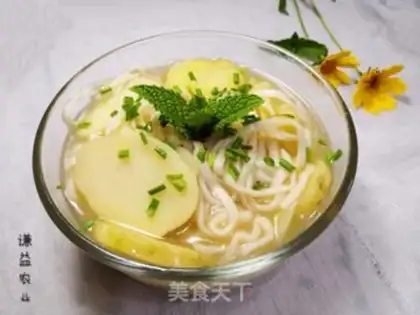 Make Fresh potato noodles step 7