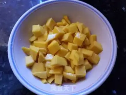 Make Mango balls step 5