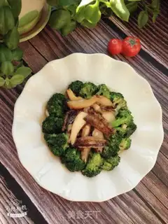 Make Garlic abalone broccoli step 14