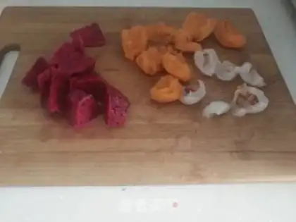 Make Fruit yogurt salad step 1