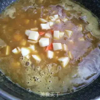 Make Potato chicken curry step 6