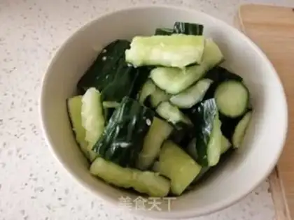 Make Cool cucumber step 0