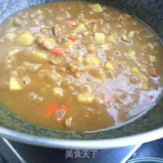Make Potato chicken curry step 9