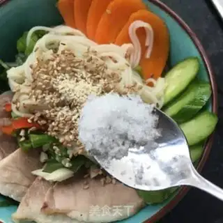 Make The sour noodles when cooking step 13