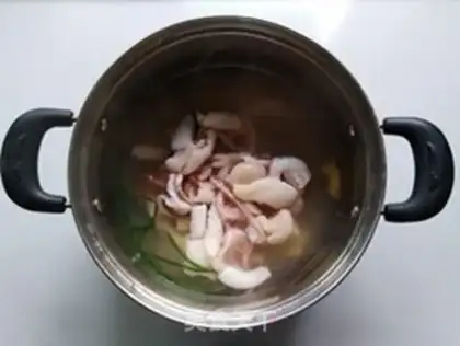 Make The white squid step 5