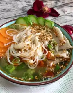Make The sour noodles when cooking step 21