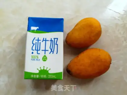 Make Milk mango juice step 0