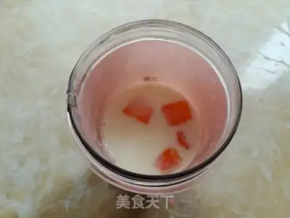 Make Milk mango juice step 2