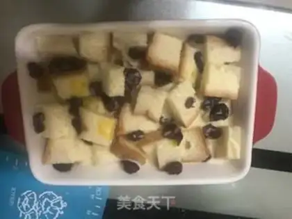 Make Cranberry toast pudding step 5