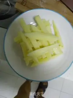 Make French fries step 1