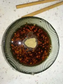 Make Red oil dumplings step 13