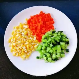 Make Carrot corn cucumber step 5