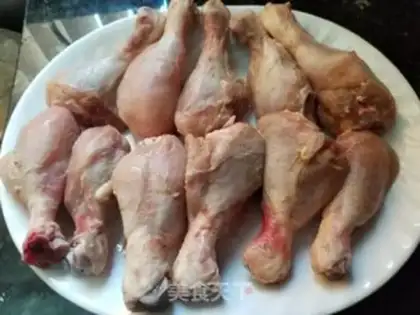 Make Microwave salt chicken leg step 2