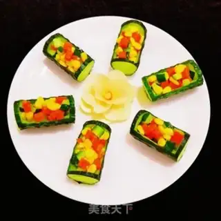 Make Carrot corn cucumber step 12