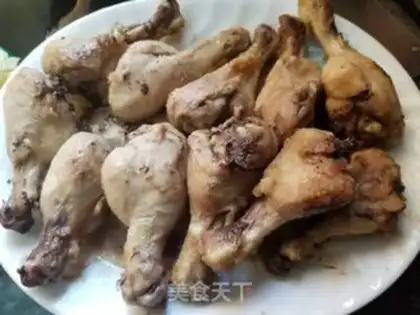Make Microwave salt chicken leg step 5