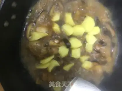 Make Yellow chicken step 6