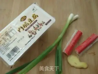 Make Loafers eat ester tofu crab bar soup step 0