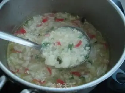 Make Loafers eat ester tofu crab bar soup step 5