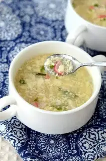 Make Loafers eat ester tofu crab bar soup step 6