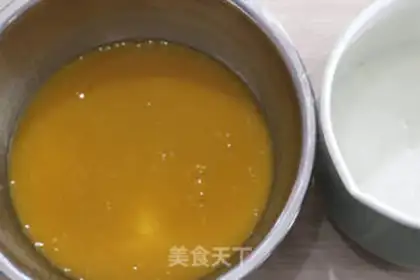 Make Coconut mango cake step 3