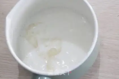 Make Coconut mango cake step 4