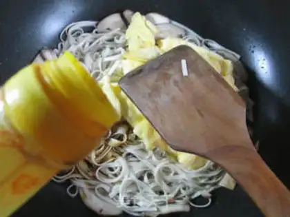 Make Foul egg noodles step 7